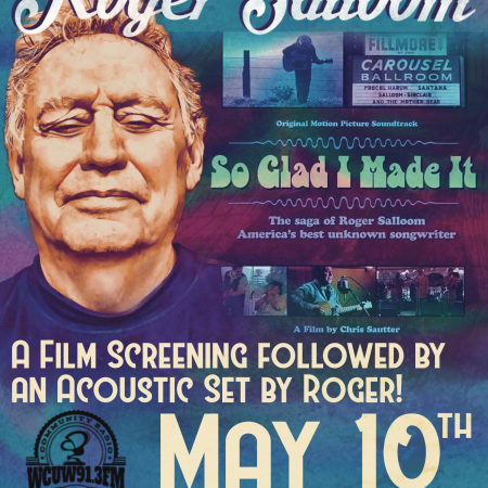 Advance Ticket - Roger Salloom - WCUW's Front Room - May 10